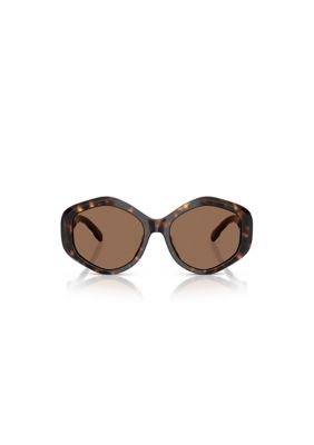 Tory Burch Women's TY7217U Round frame 55mm Sunglasses
