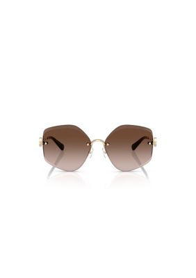 Tory Burch Women's TY6111 Round frame 58mm Sunglasses