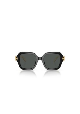 Tory Burch Women's TY7231U Square 51mm Sunglasses, Grey