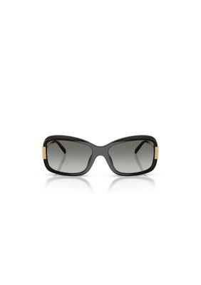 Tory Burch Women's TY9077U Rectangle 56mm Sunglasses