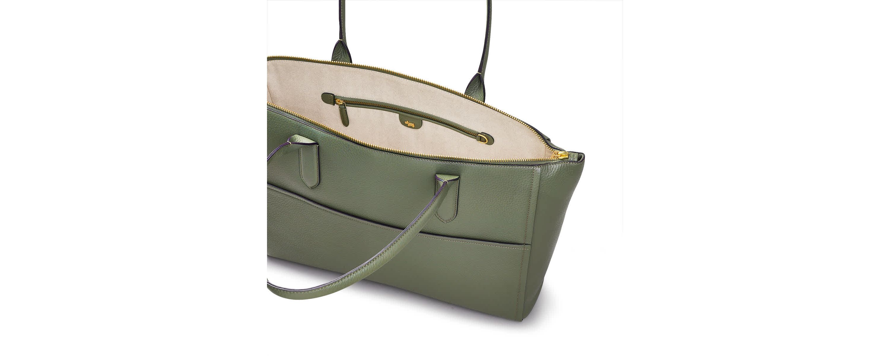 Oak Street Medium Ziptop Tote