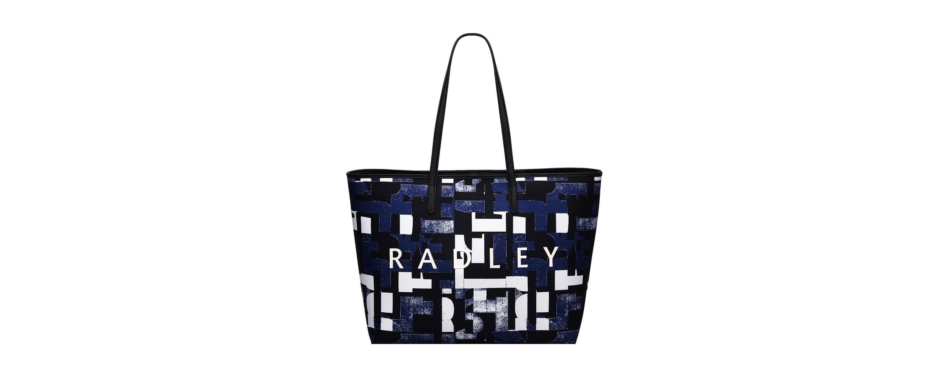 Southwell Gardens - Abstract Geo - Large Open Top Tote