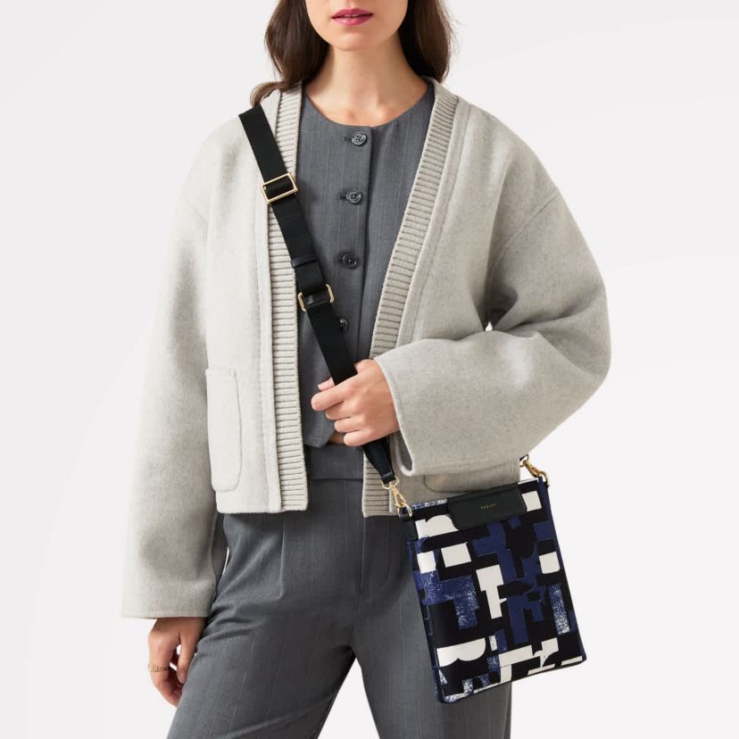 Southwell Gardens - Abstract Geo - Small Ziptop Crossbody