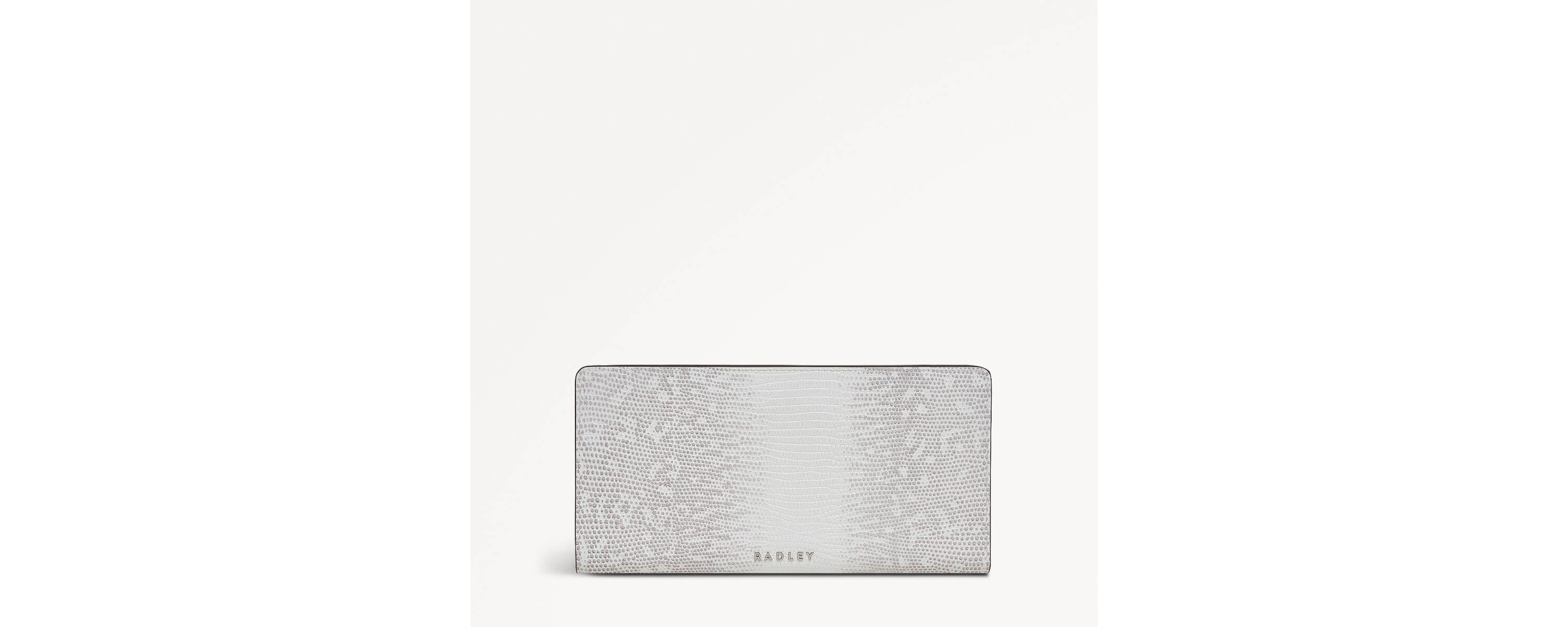 Coin Street Faux Lizard Large Bifold Wallet