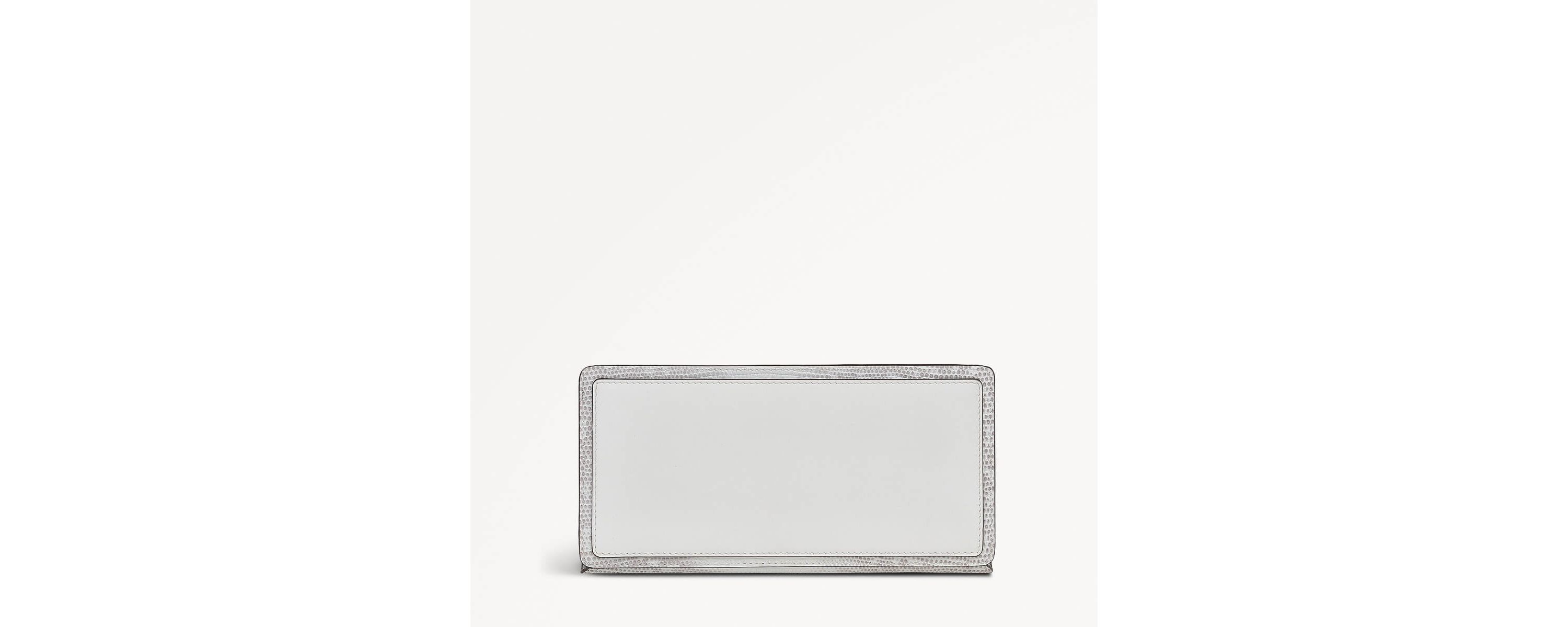 Coin Street Faux Lizard Large Bifold Wallet