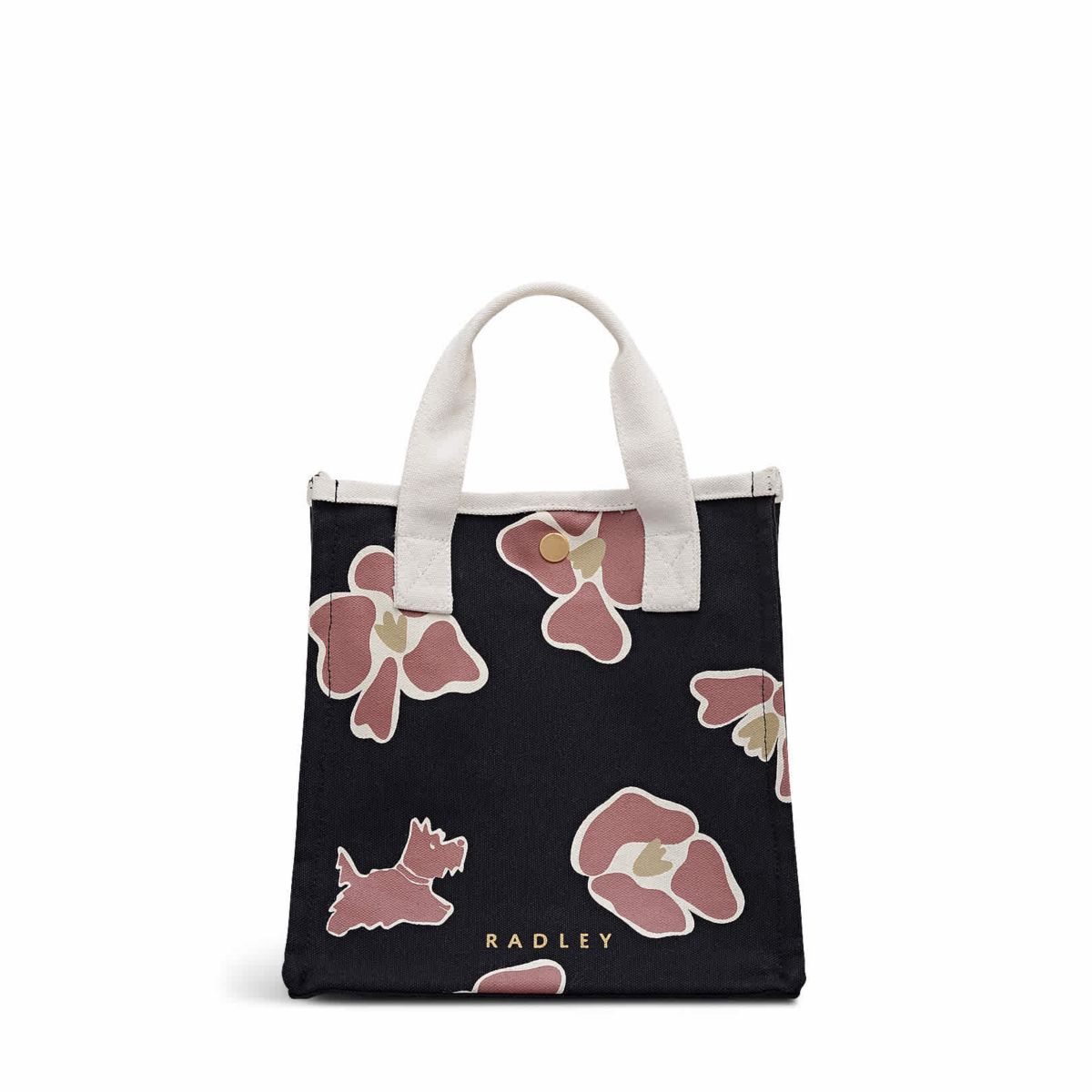 Abstract Floral Small Open Top Grab