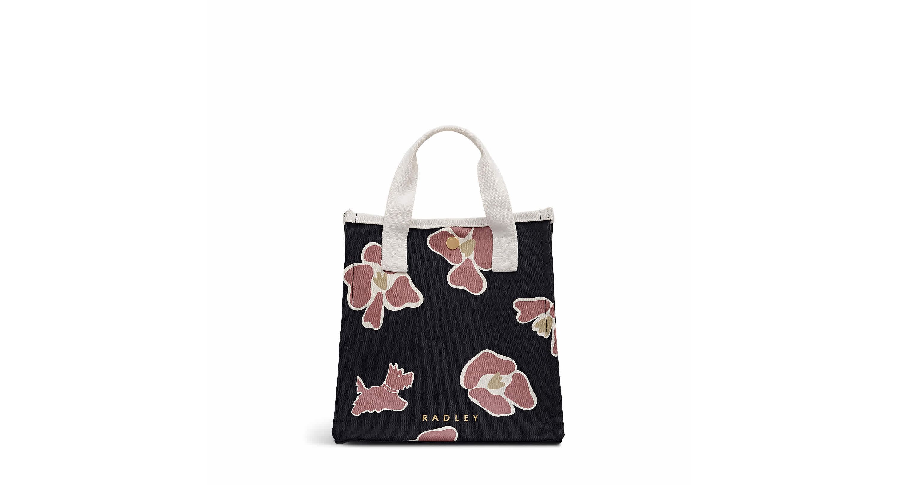 Abstract Floral Small Open Top Grab