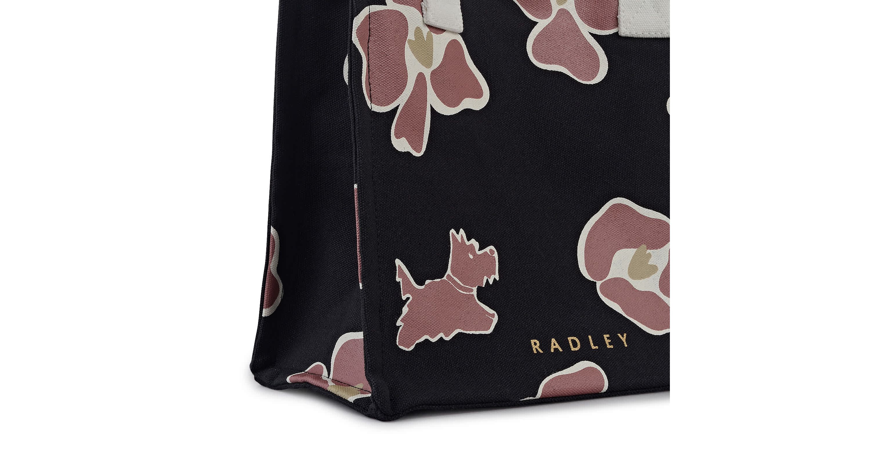Abstract Floral Small Open Top Grab
