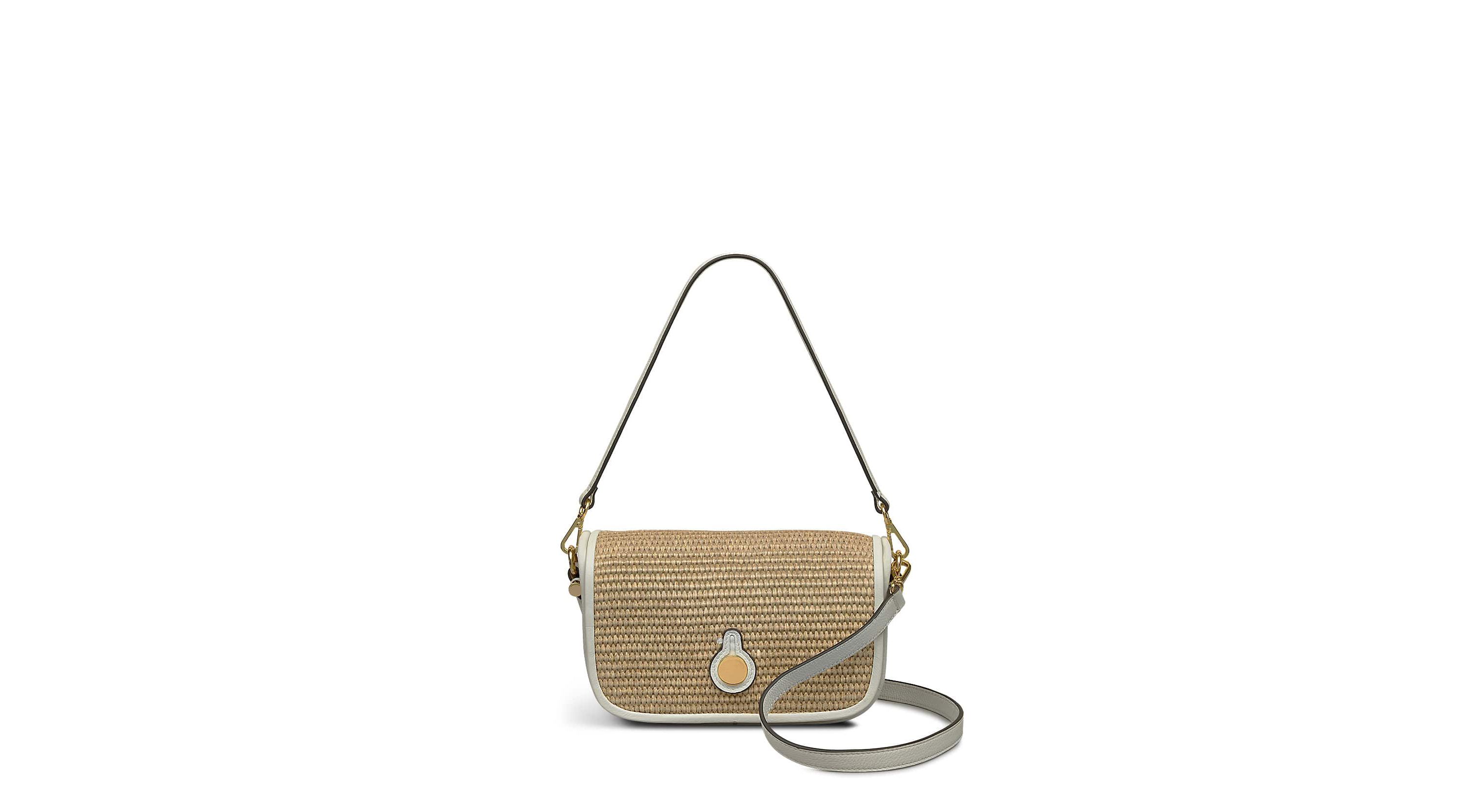 Bathurst Mews  Raffia Small Flapover Crossbody