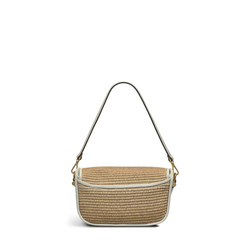 Bathurst Mews  Raffia Small Flapover Crossbody