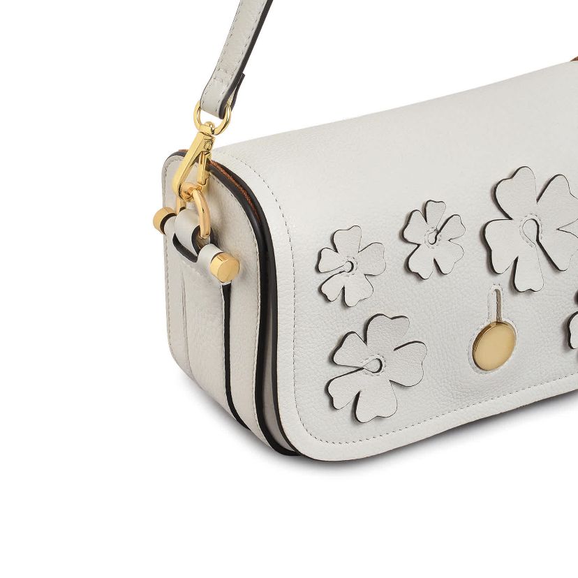 Bathurst Mews  Cutwork Floral Small Flapover Crossbody