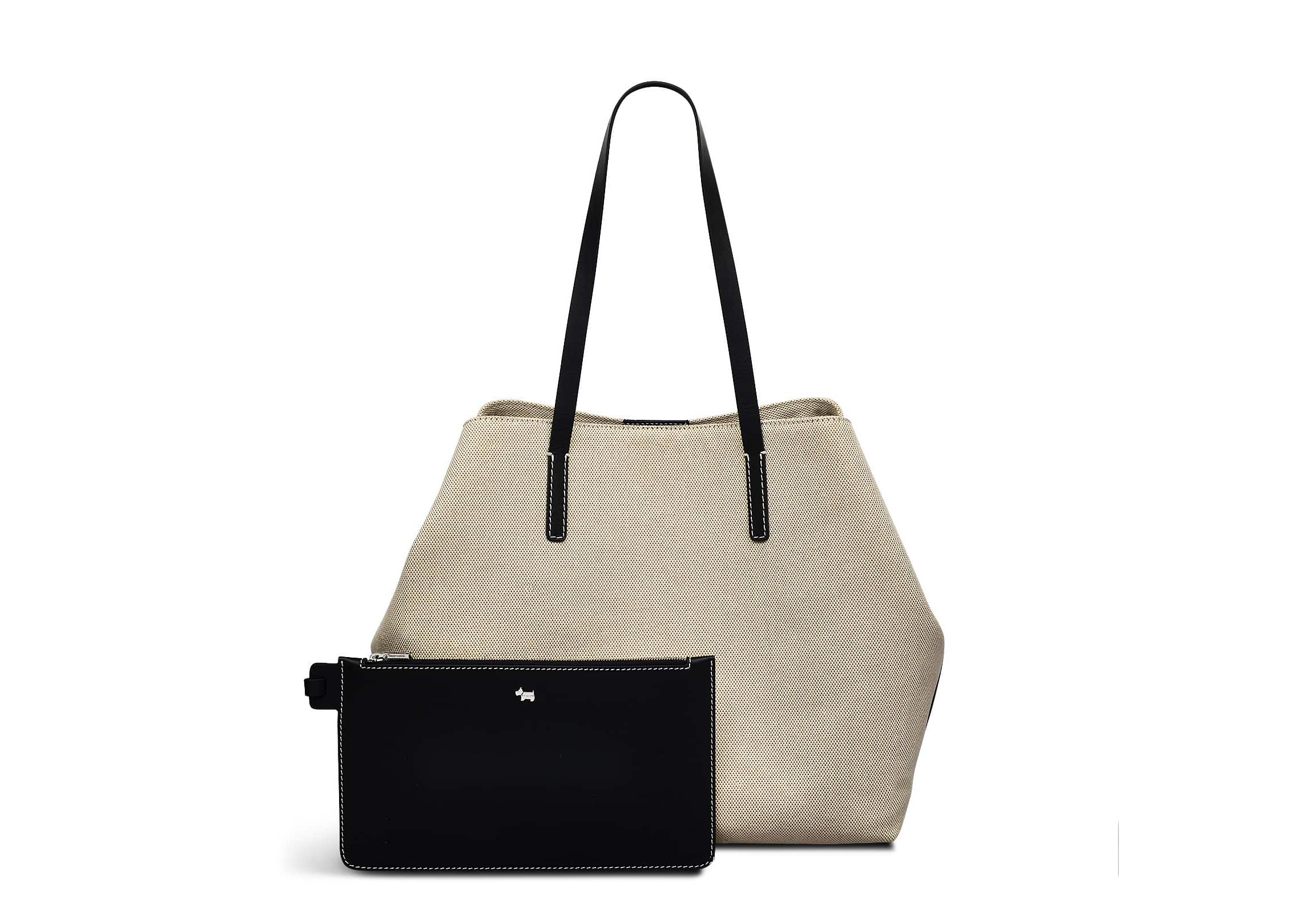 Dukes Place  Canvas Large Open Top Tote