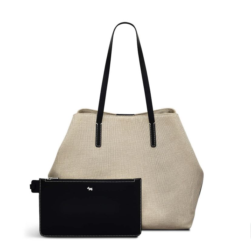 Dukes Place  Canvas Large Open Top Tote