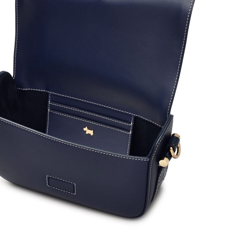 Bathurst Mews  Indigo Small Flapover Crossbody