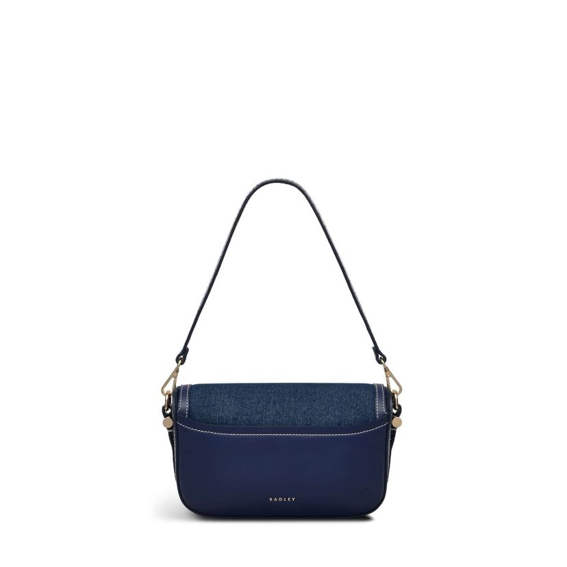 Bathurst Mews  Indigo Small Flapover Crossbody