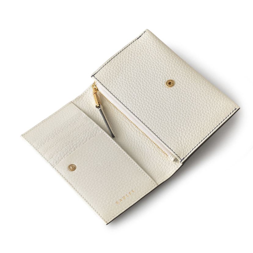 Cut Out Floral Medium Flapover Wallet