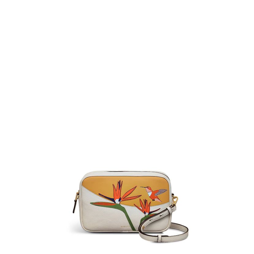 Birds Of Paradise Small Zip Around Crossbody