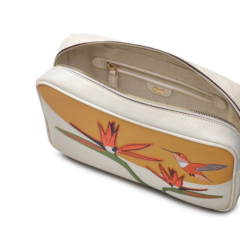 Birds Of Paradise Small Zip Around Crossbody