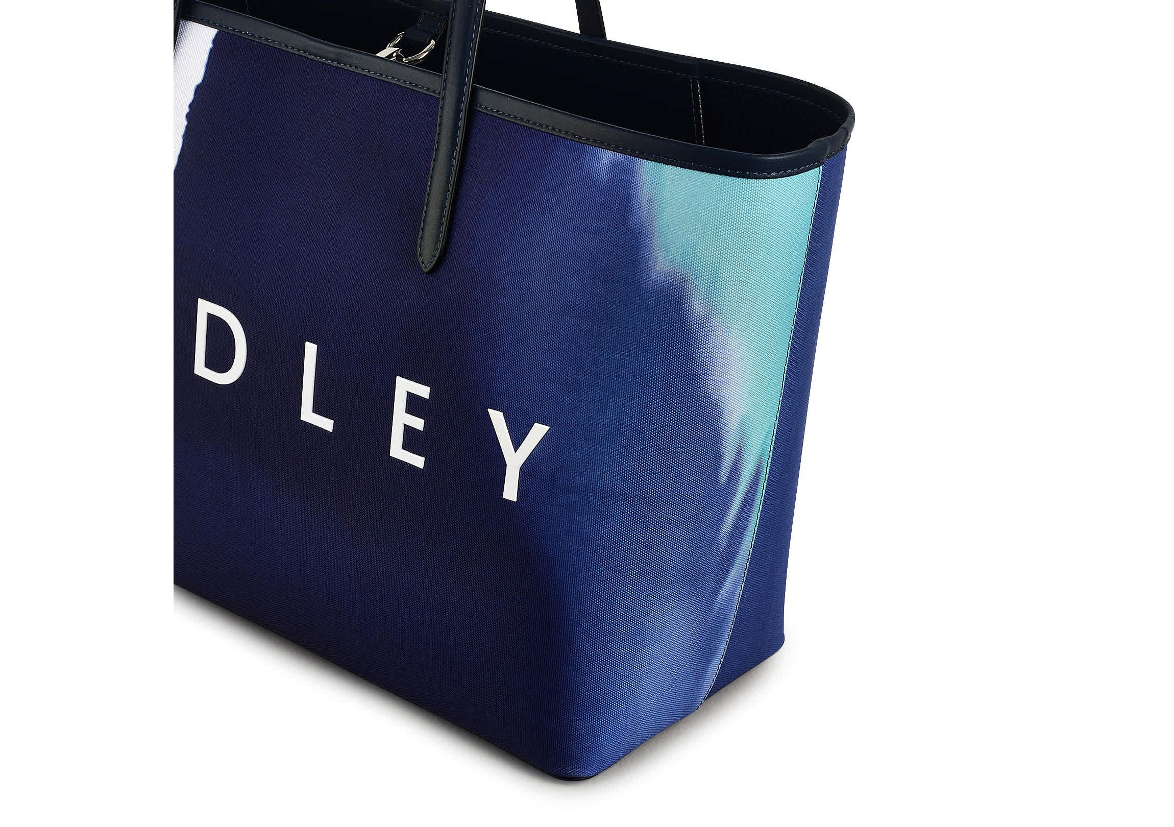 Southwell Gardens - Stripe Large Open Top Tote