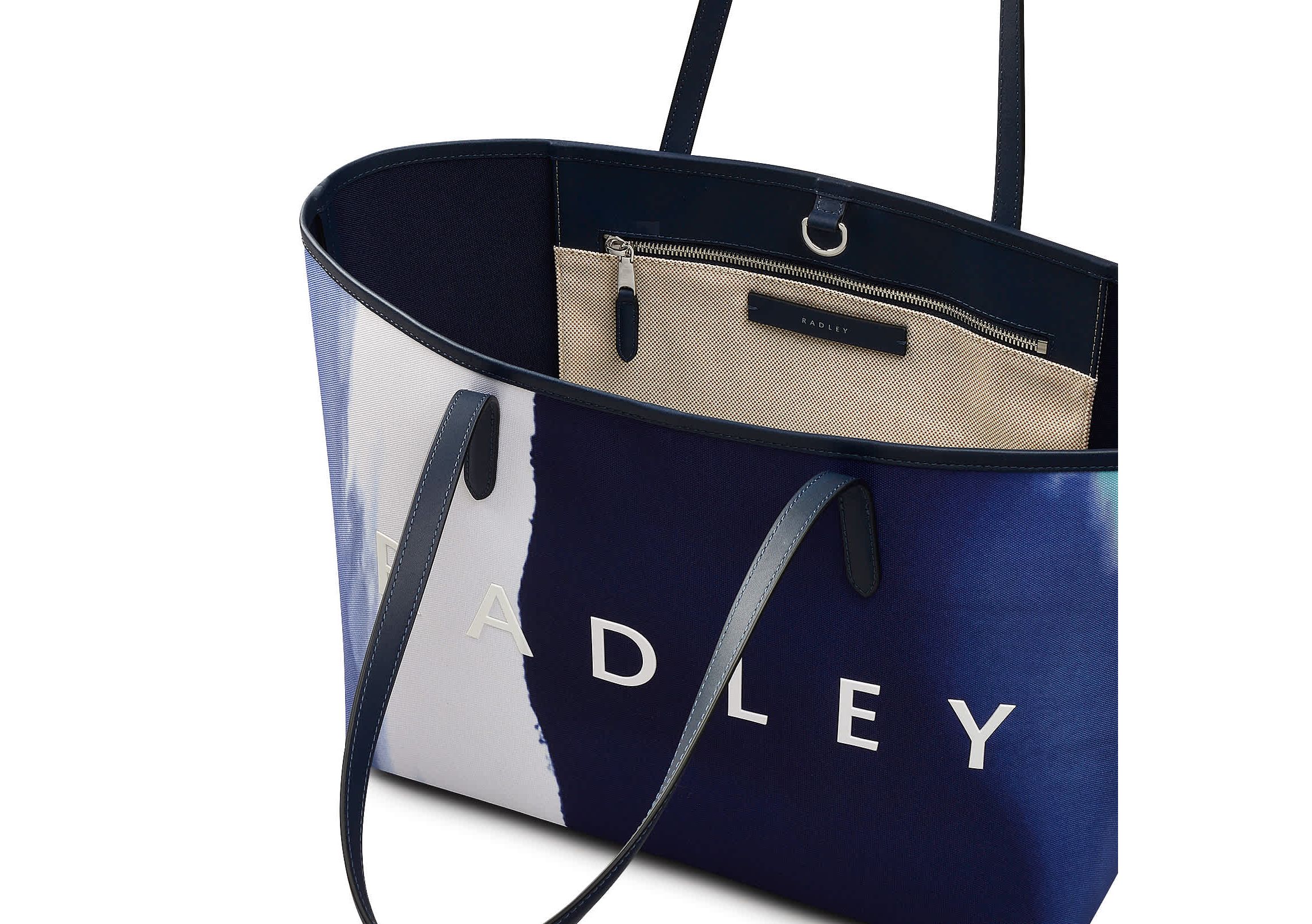 Southwell Gardens - Stripe Large Open Top Tote