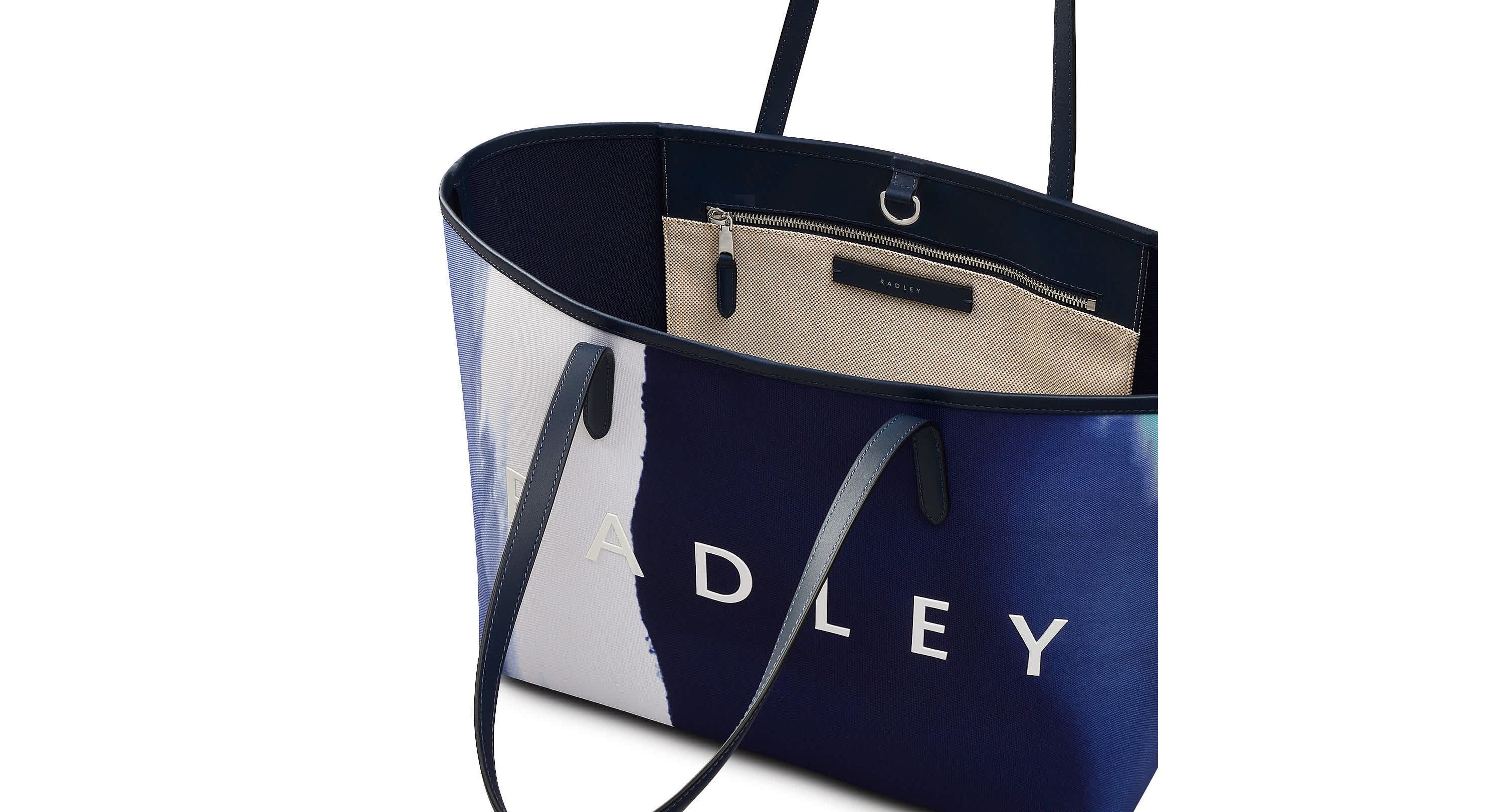 Southwell Gardens - Stripe Large Open Top Tote