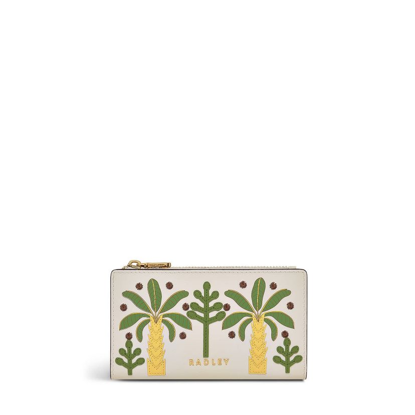 Coin Street - Paradise Palms Medium Ziptop Purse