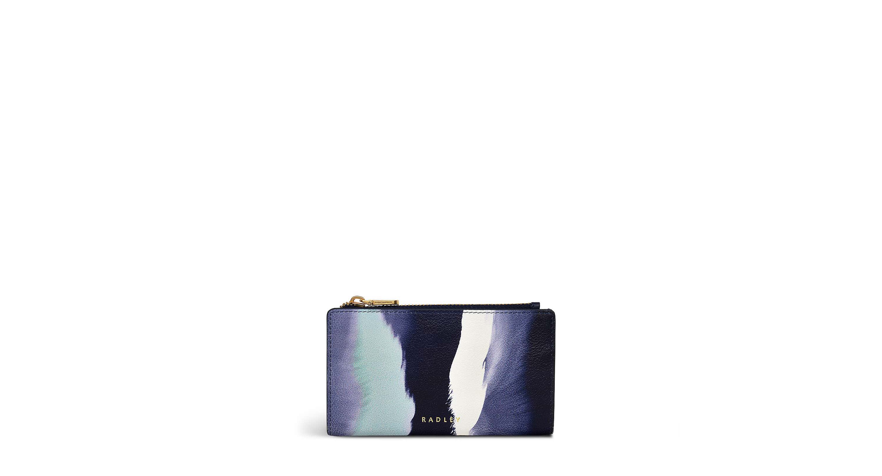 Coin Street  Stripe Medium Ziptop Wallet