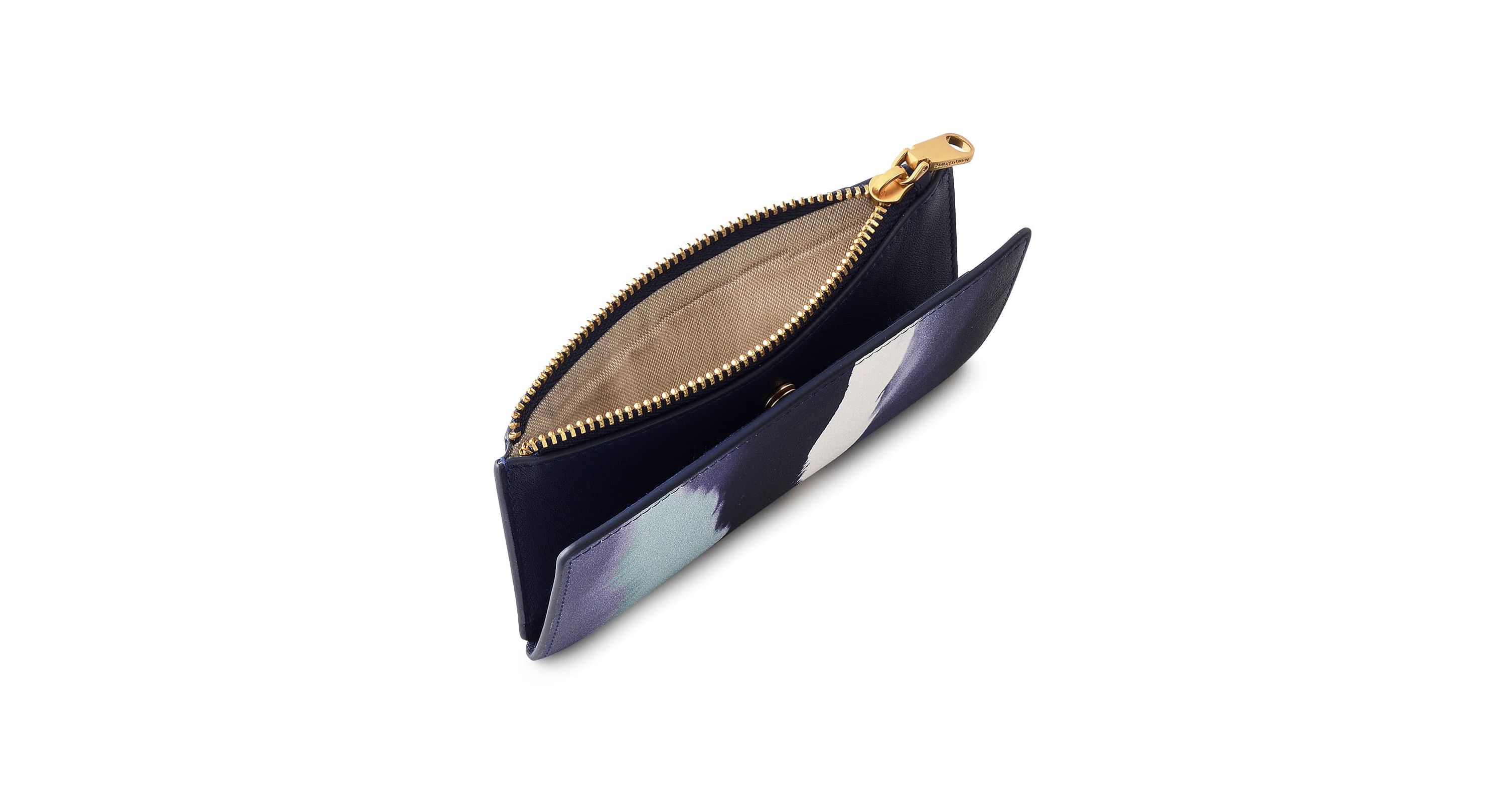 Coin Street  Stripe Medium Ziptop Wallet