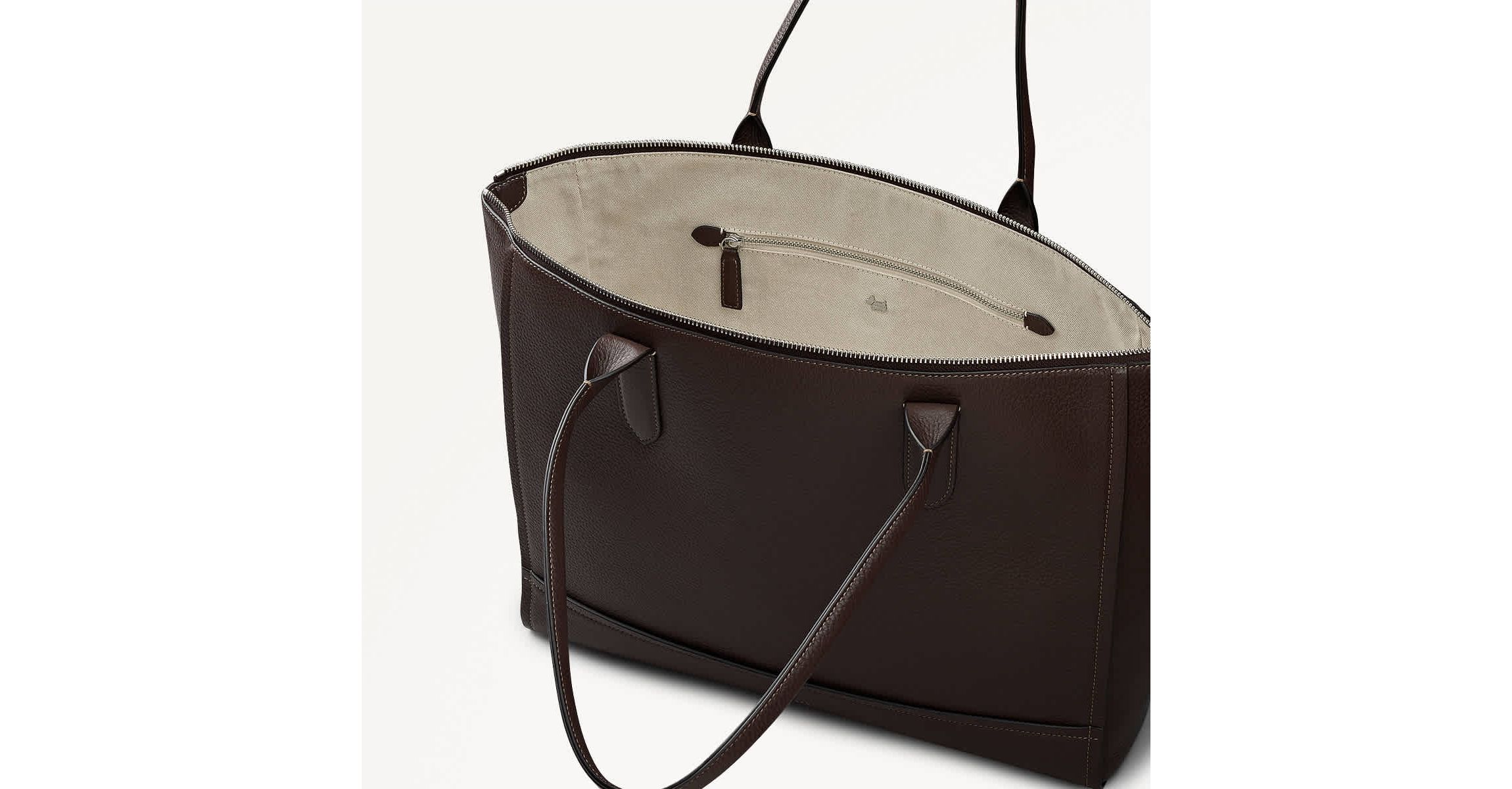 Oak Street Medium Ziptop Tote