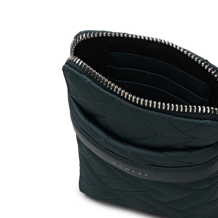 Holland Park Quilt Medium Zip Around Phone Crossbody