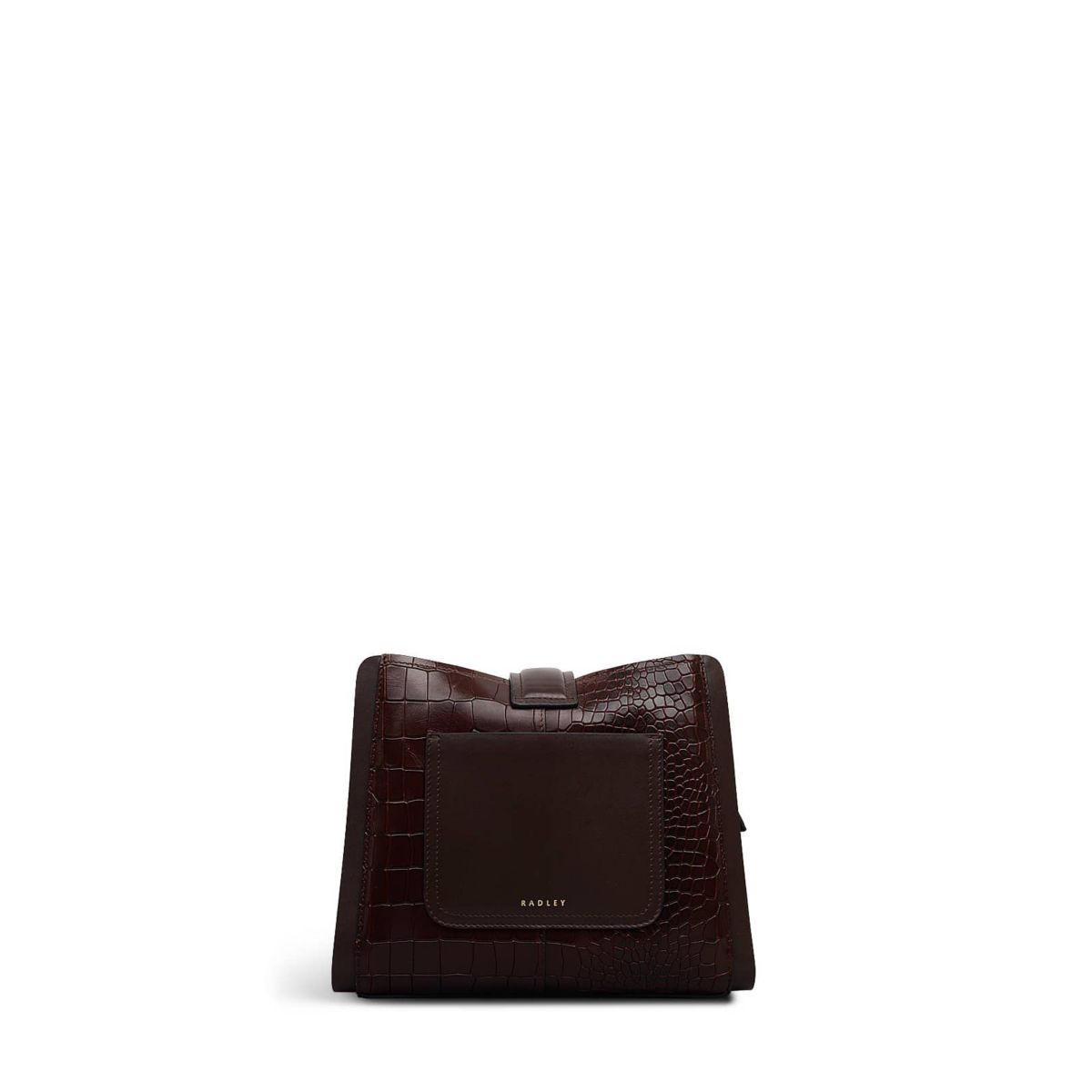 Sloane Mews Faux Croc Small Ziptop Cross Body