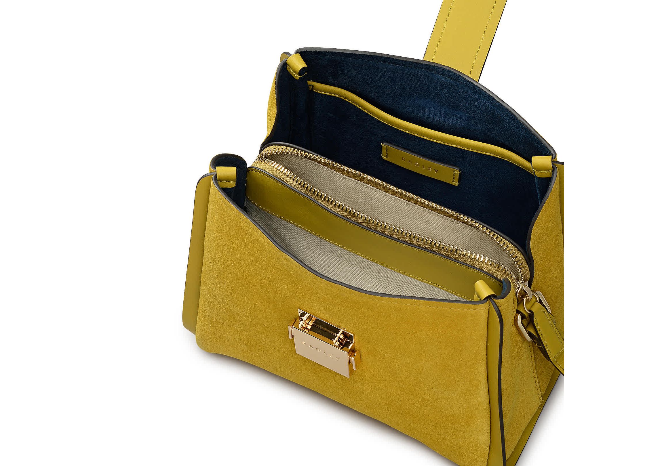 Sloane Mews Suede Small Ziptop Crossbody