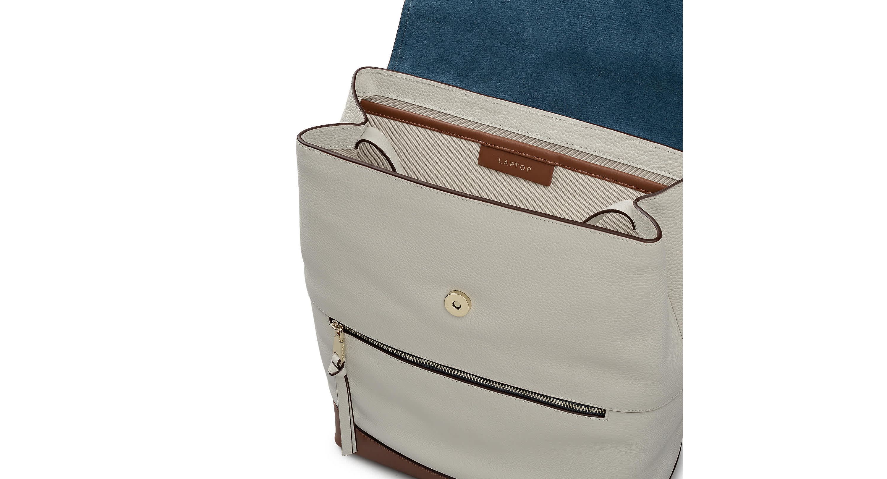 Albion Street Colourblock Large Ziptop Backpack