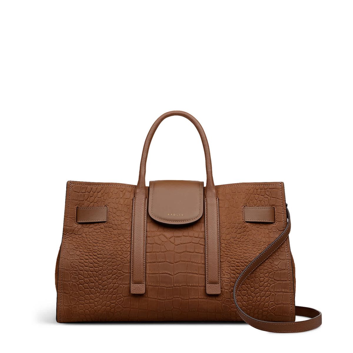 St Pancras Lane Faux Croco Medium Open Top Grab