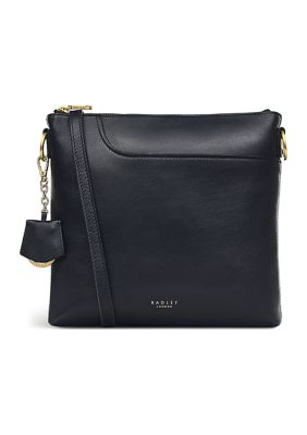 Medium ZipTop Cross Body Bag In Black, Pockets 2.0