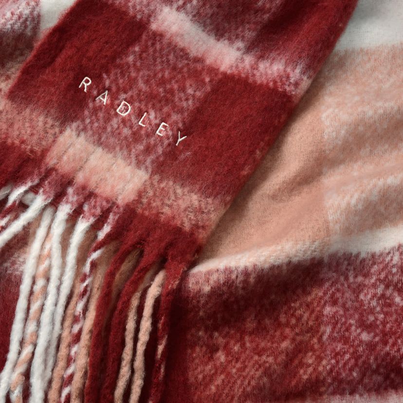 Fluffy Check - Scarf
