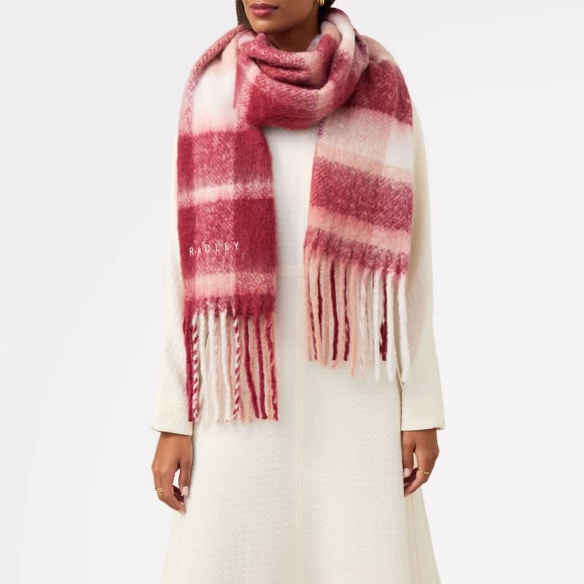 Fluffy Check - Scarf