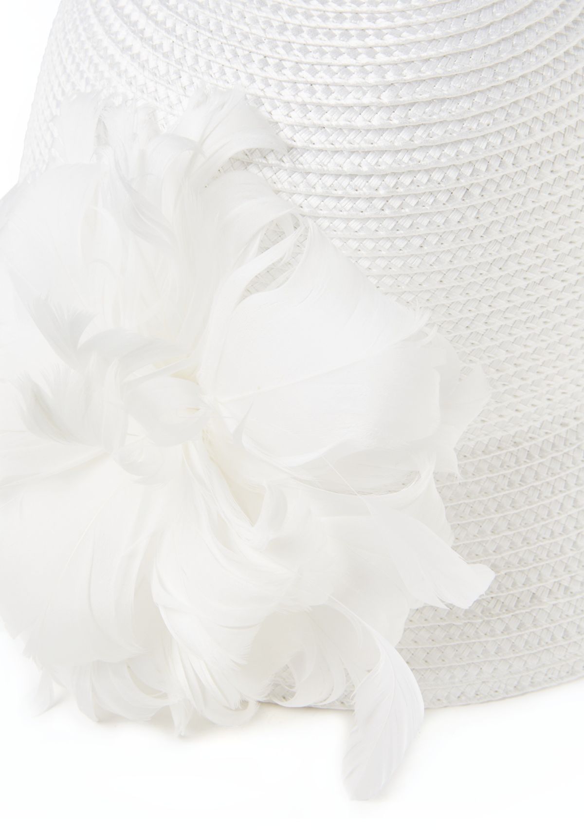 Feather Braid Cloche Hat