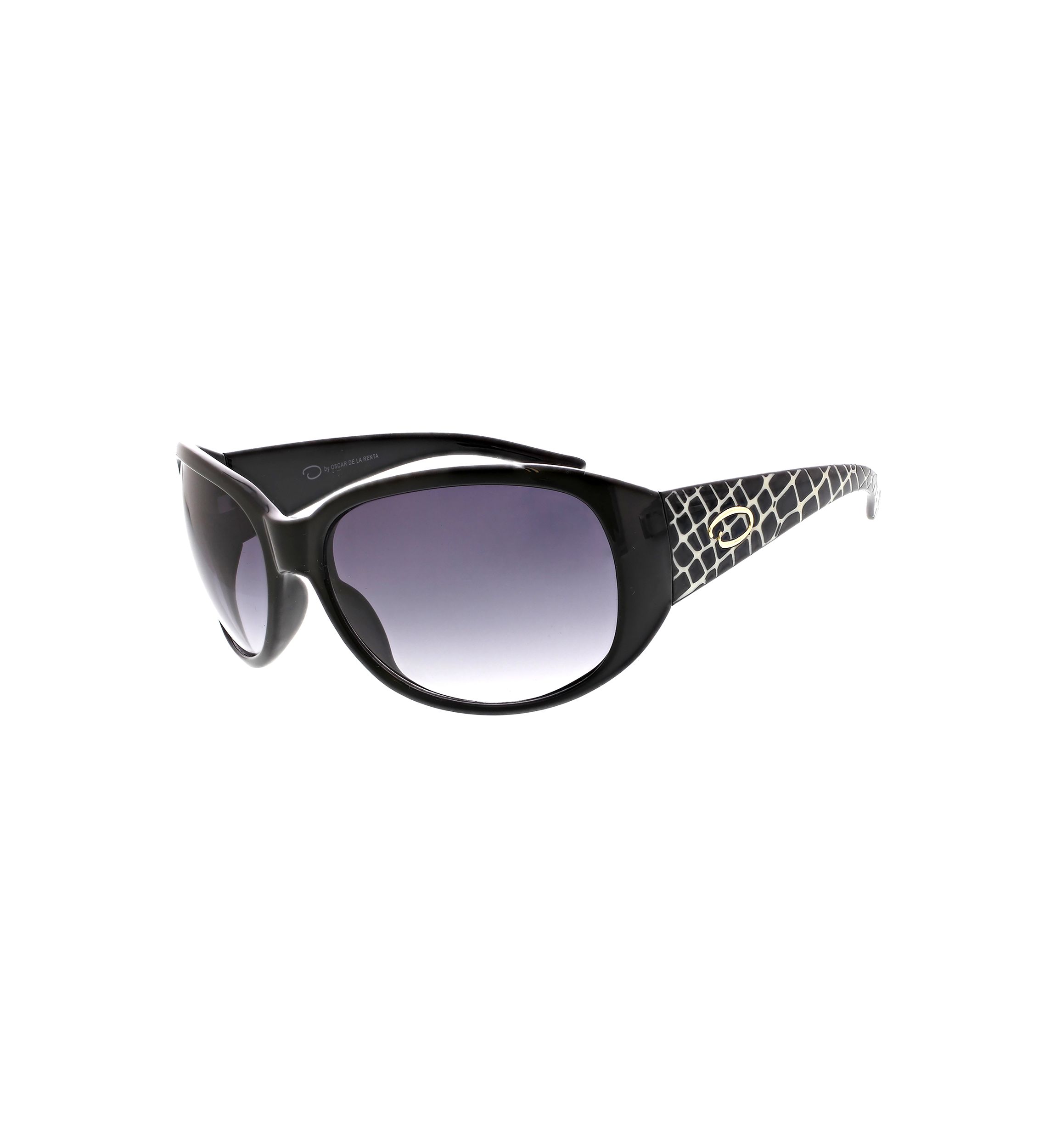 Oscar de la Renta Wrapped Large Oval Sunglasses | Belk display picture 3