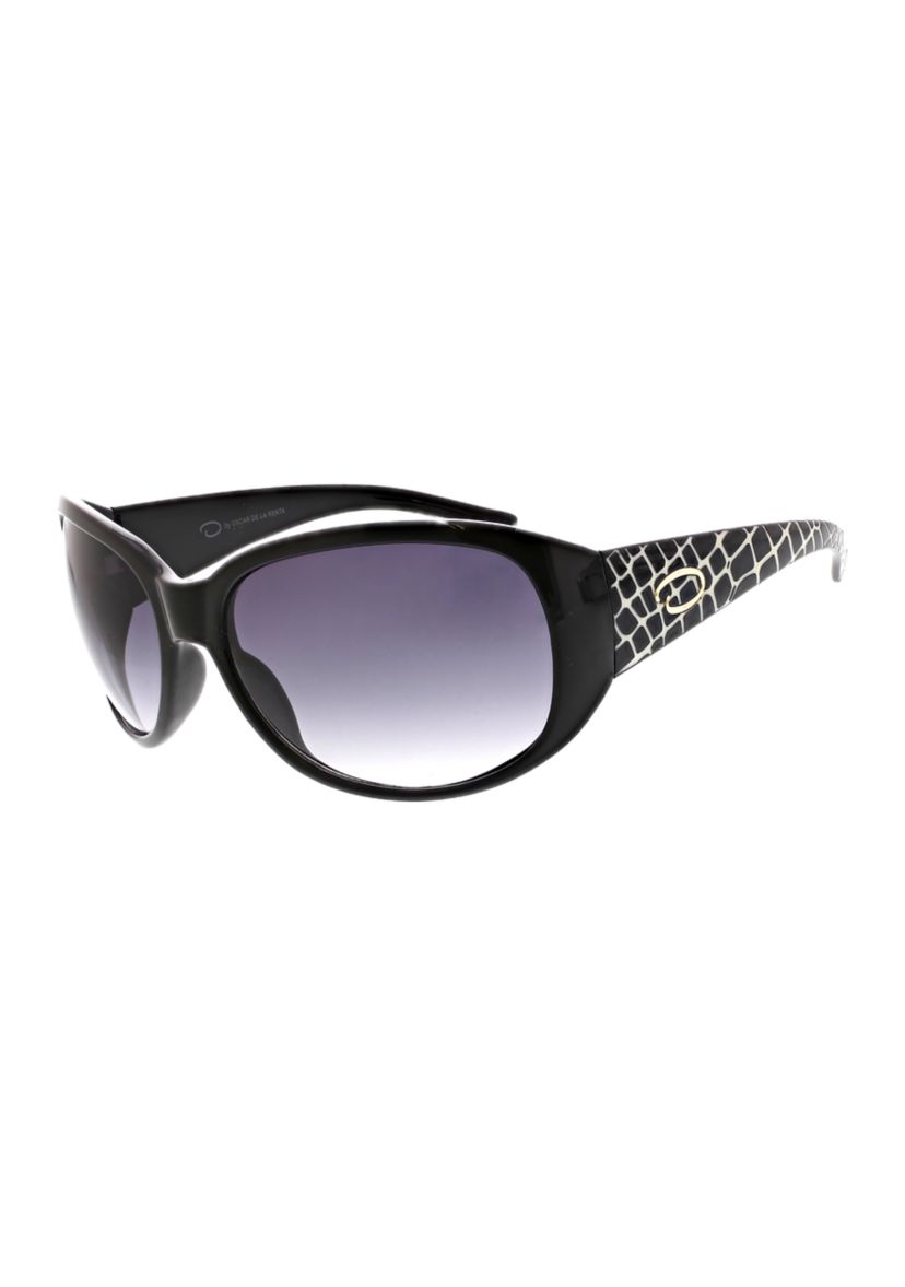 Wrapped Large Oval Sunglasses