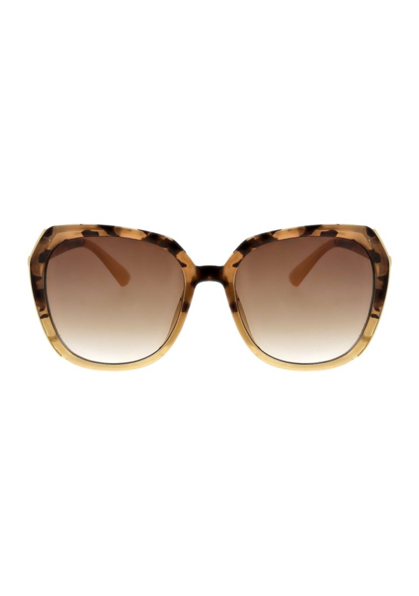 Large Geometric Sunglasses 