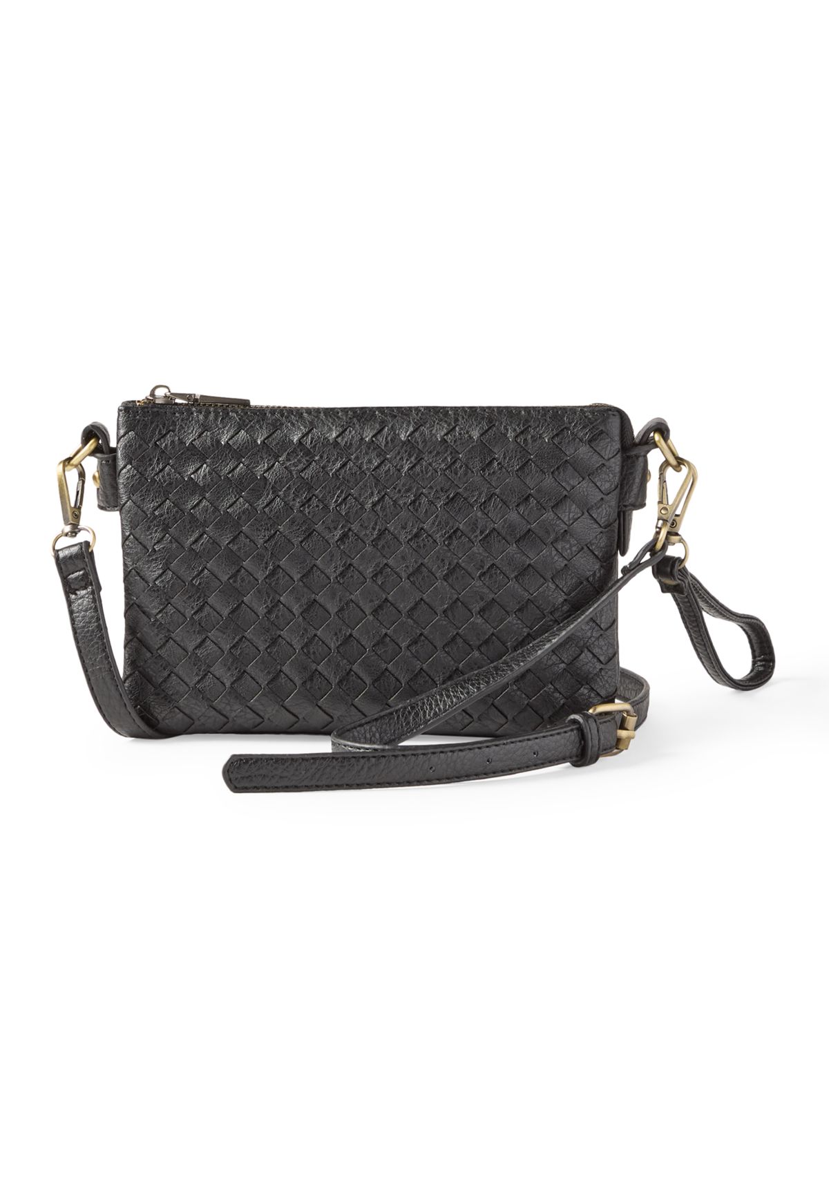 Woven Wristlet Crossbody 