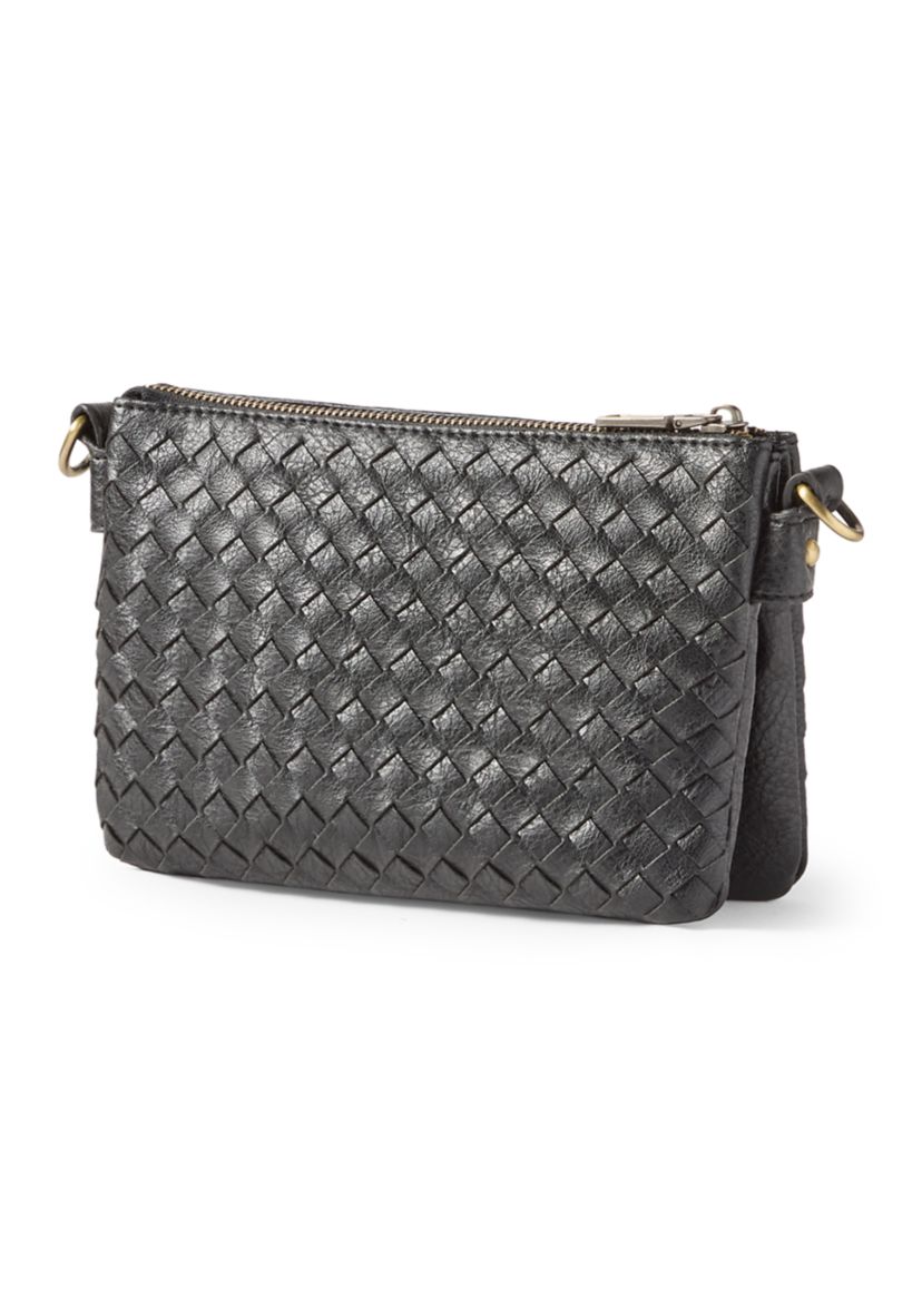 Woven Wristlet Crossbody 