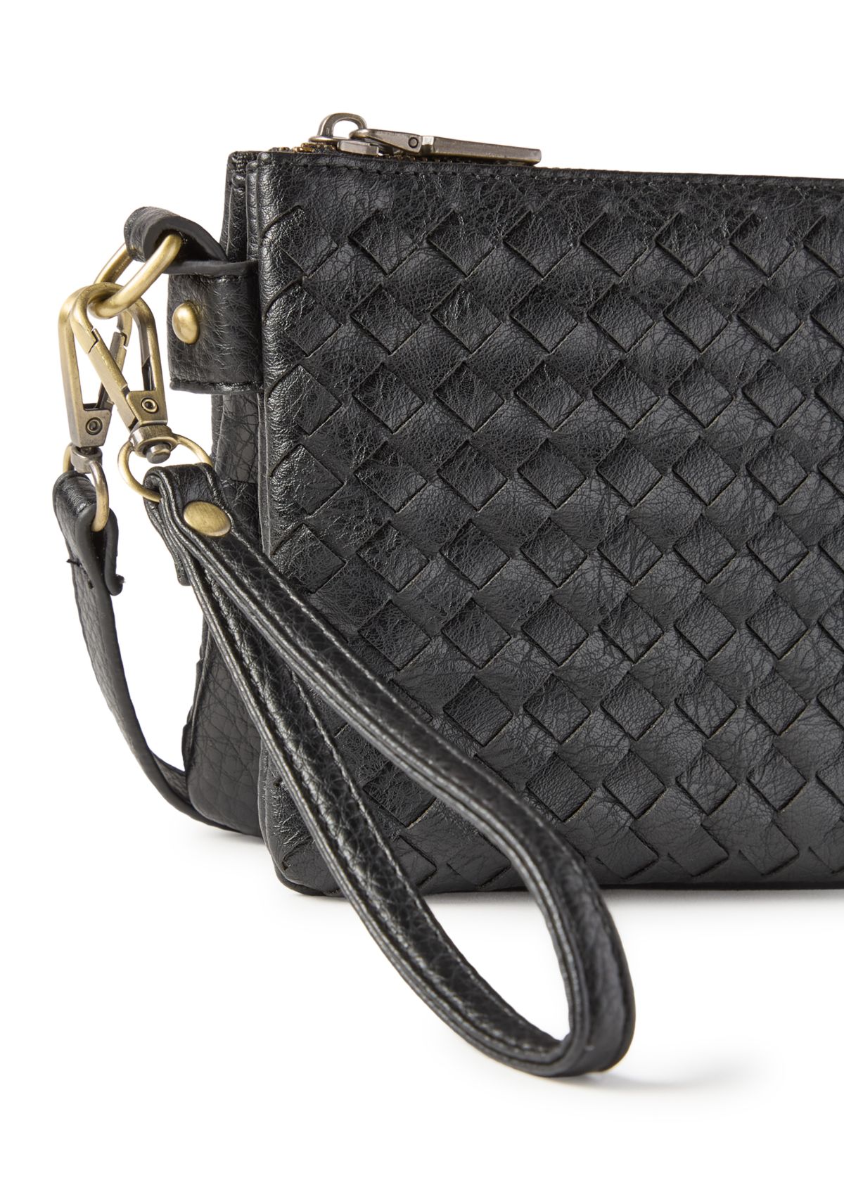 Woven Wristlet Crossbody 