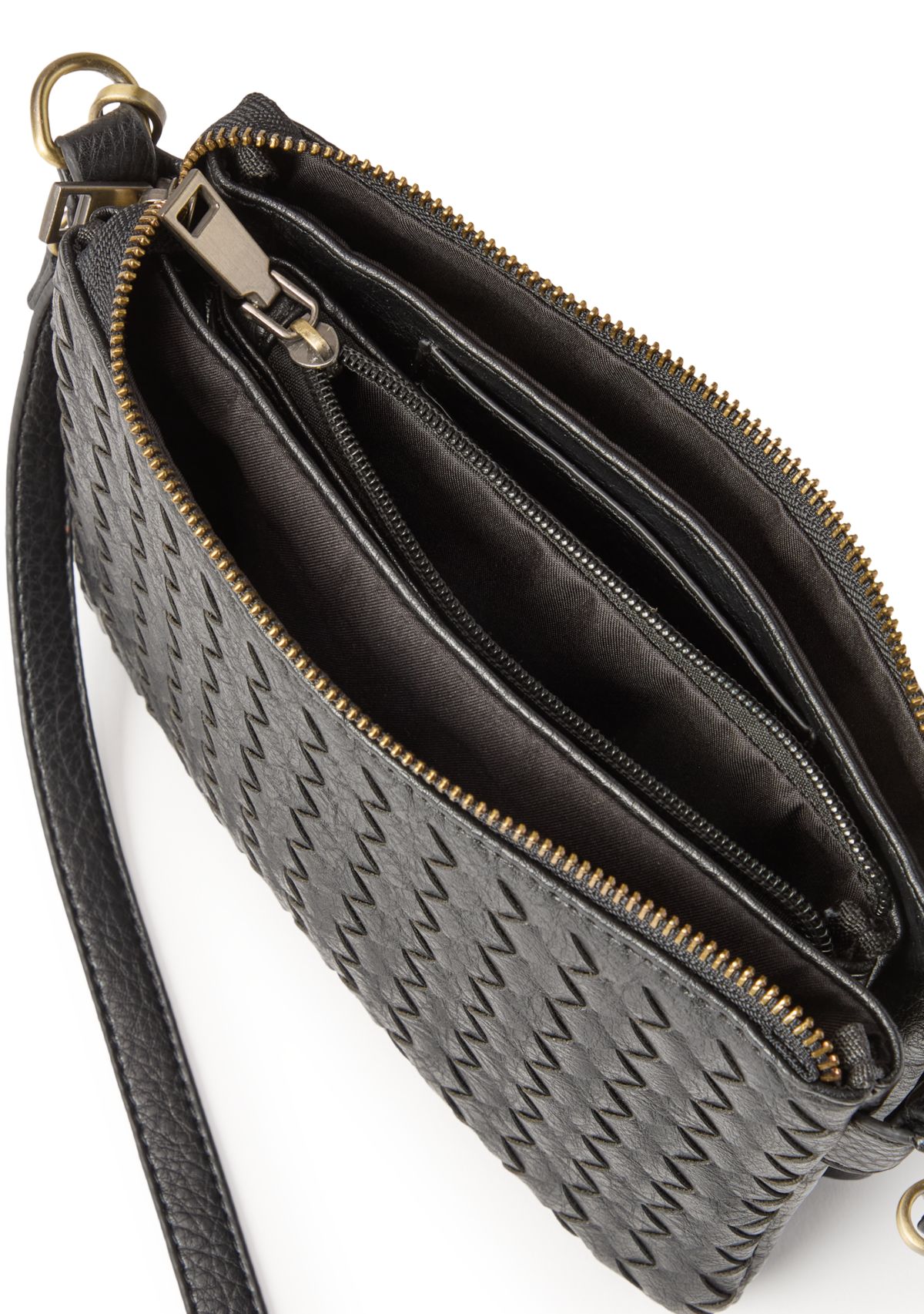 Woven Wristlet Crossbody 