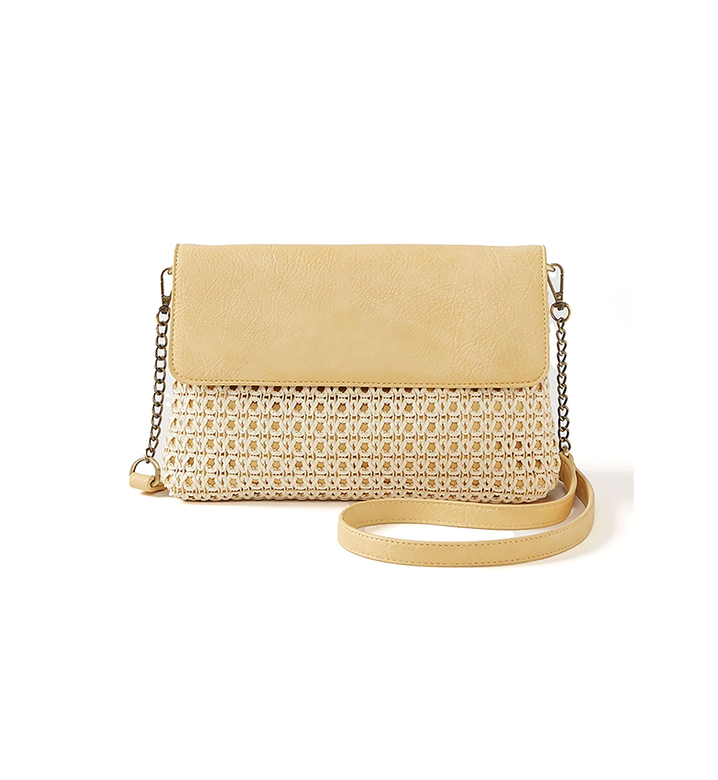 Rattan Clutch Crossbody