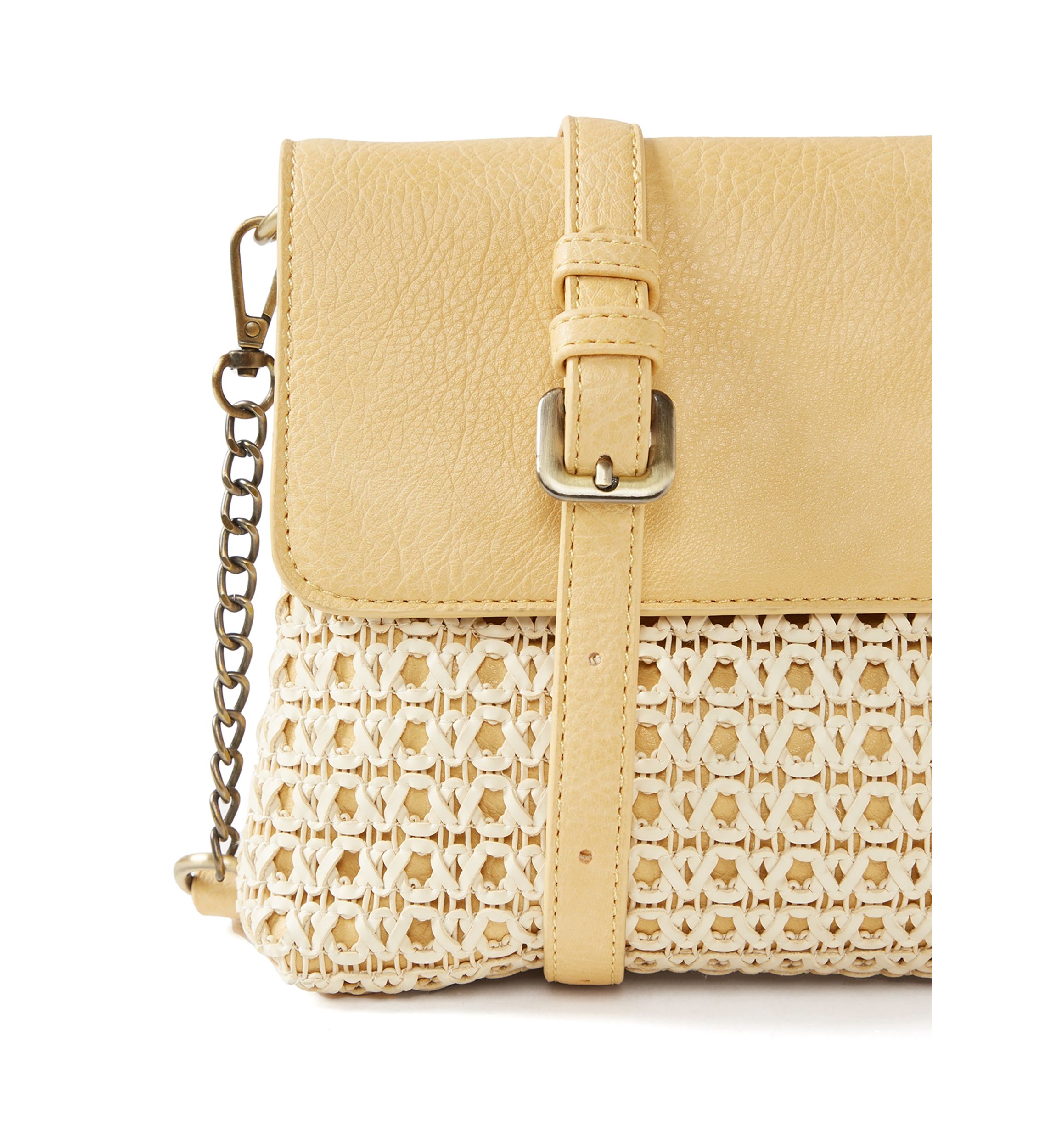 Rattan Clutch Crossbody
