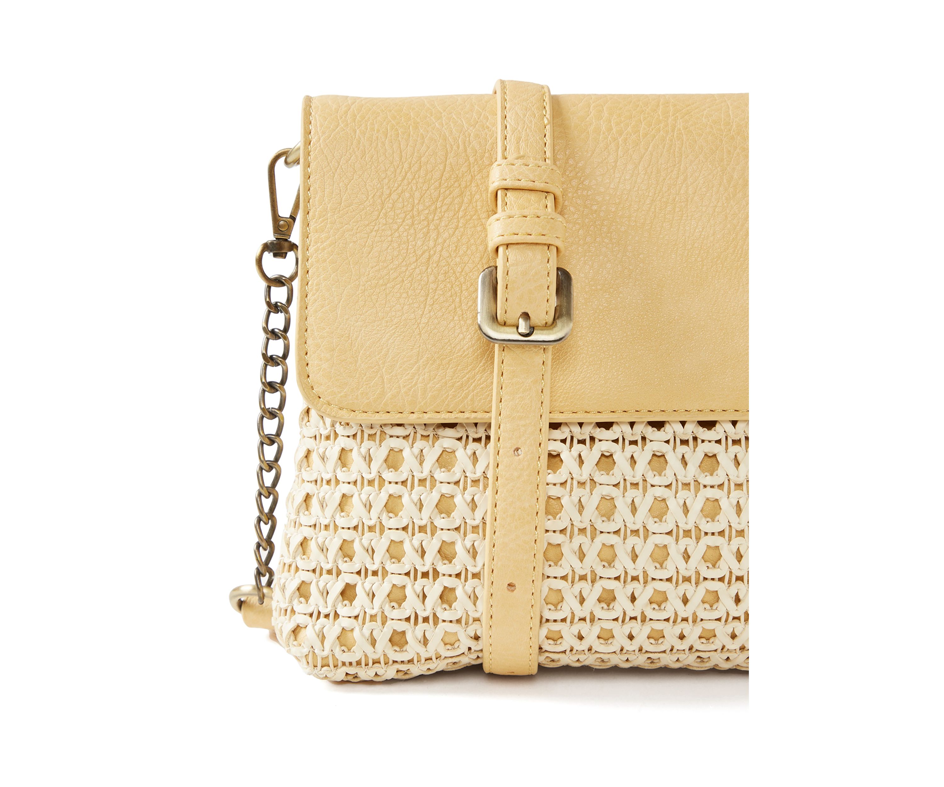 Rattan Clutch Crossbody