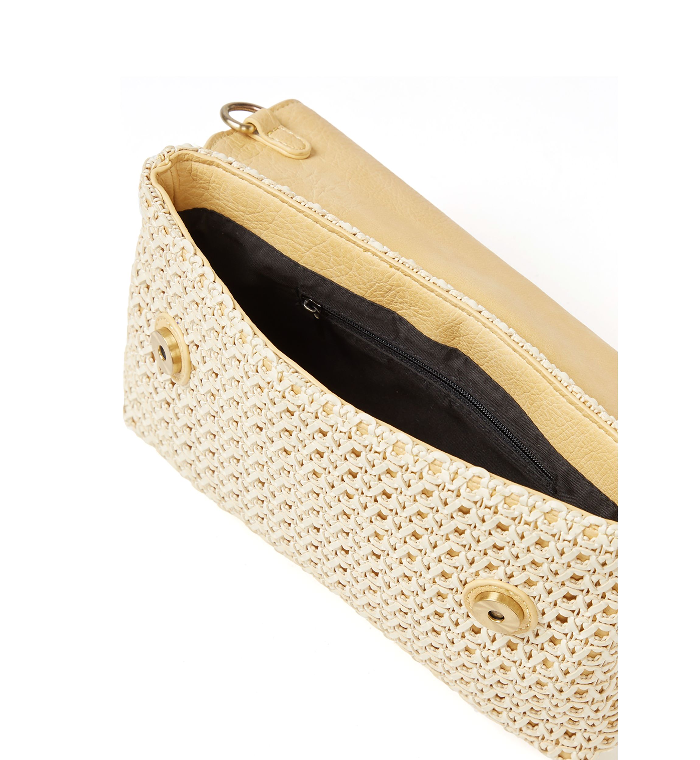 Rattan Clutch Crossbody