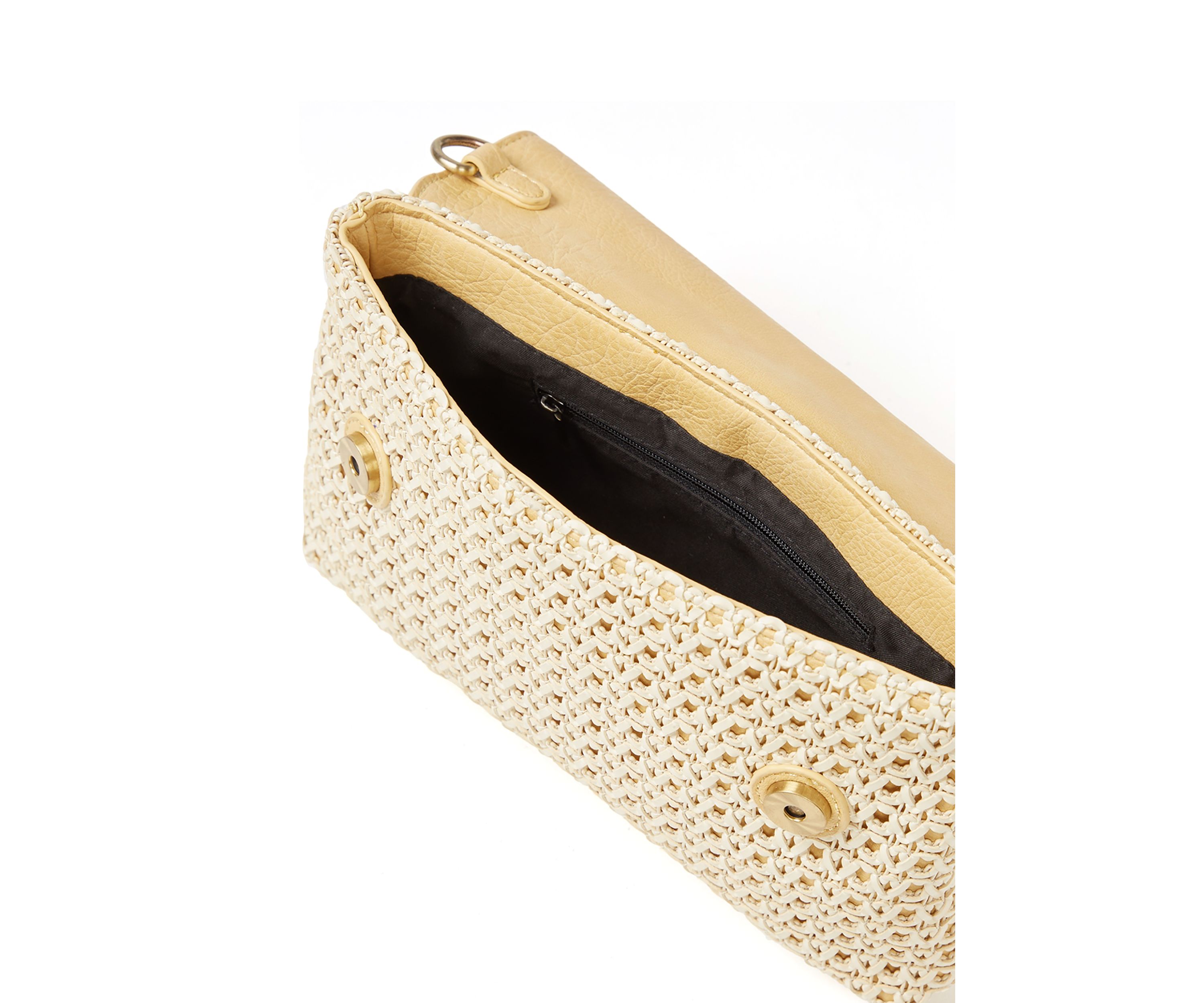 Rattan Clutch Crossbody